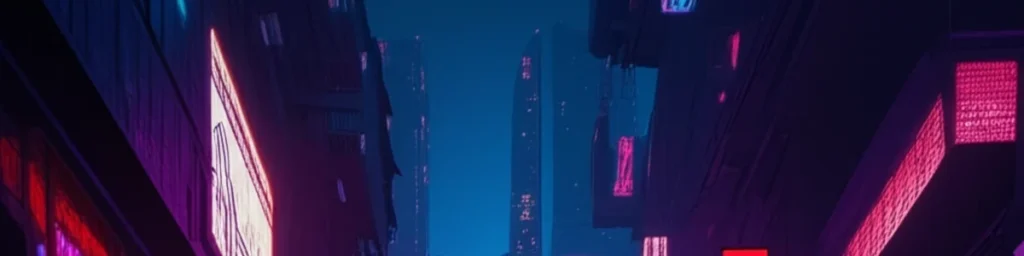 Neuromancer streetscape